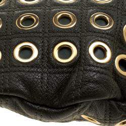 Pre Owned Marc Jacobs Green Leather Eyelet Nomad Shoulder Bag