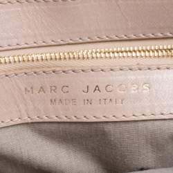 Marc Jacobs Blush Pink Quilted Glazed Leather Chain Satchel