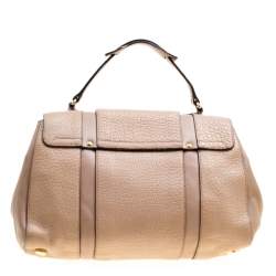 Marc Jacobs Beige Leather Thompson Top Handle Satchel