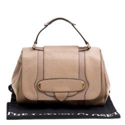 Marc Jacobs Beige Leather Thompson Top Handle Satchel