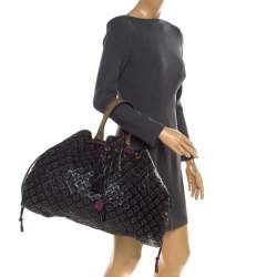 Marc Jacobs Tri Color Python and Leather Memphis Drawstring Tote