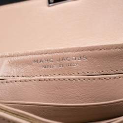 Pre Owned Marc Jacobs Nude Leather Baroque Shoulder Bag