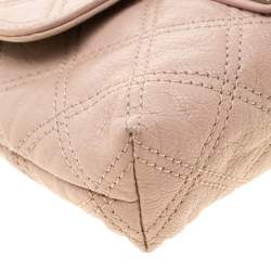 Pre Owned Marc Jacobs Nude Leather Baroque Shoulder Bag