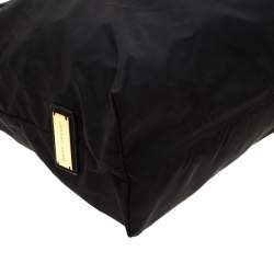 Pre Owned Marc Jacobs Black Nylon Tropical Chappy Bird Tote