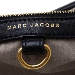 Pre Owned Marc Jacobs Black Quilted Leather Stam Shoulder Bag