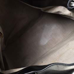 Pre Owned Marc Jacobs Black Leather Studded Logo Tote