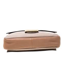 Marc Jacobs Multicolor Leather and Snakeskin Violet Flap Shoulder Bag