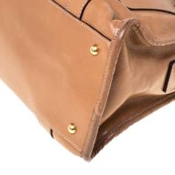 Pre Owned Marc Jacobs Brown Leather Wellington Fulton Satchel 