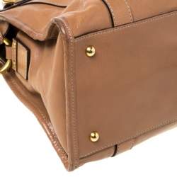 Pre Owned Marc Jacobs Brown Leather Wellington Fulton Satchel 