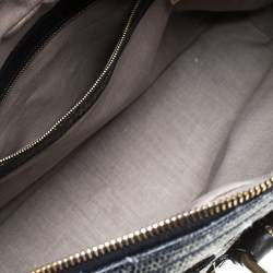 Pre Owned Marc Jacobs Black/Blue Quilted Leather Venetia Satchel