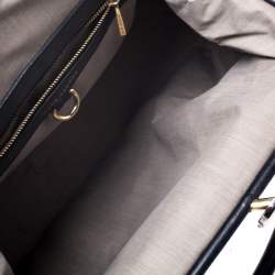 Pre Owned Marc Jacobs Black Quilted Leather Stam Satchel