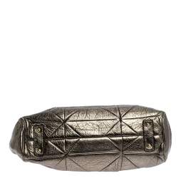 Pre Owned Marc Jacobs Metallic Quilted Leather Stam Shoulder Bag