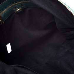 Pre Owned Marc Jacobs Dark Green Quilted Leather Bruna Belted Tote