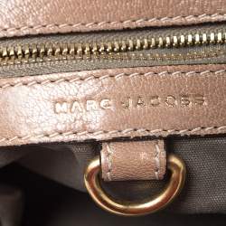 Pre Owned Marc Jacobs Beige Quilted Leather Little Stam Shoulder Bag