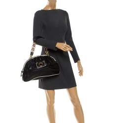 Pre Owned Marc Jacobs Black Leather Capra Satchel