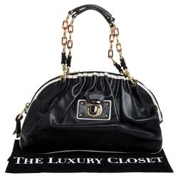 Pre Owned Marc Jacobs Black Leather Capra Satchel