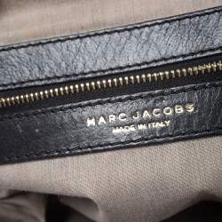 Pre Owned Marc Jacobs Black Leather Mini Stam Shoulder Bag