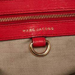 Marc Jacobs Coral Red Quilted Leather Rio Satchel