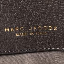 Pre Owned Marc Jacobs Khaki Mix Quilted Leather Classic East-West Tote 