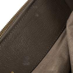 Pre Owned Marc Jacobs Khaki Mix Quilted Leather Classic East-West Tote 