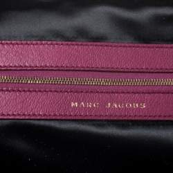 Pre Owned Marc Jacobs Fuchsia Sequins New York Rocker Stam Shoulder Bag