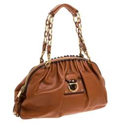 Pre Owned Marc Jacobs Tan Leather Capra Satchel