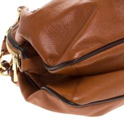 Pre Owned Marc Jacobs Tan Leather Capra Satchel