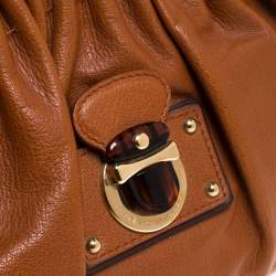 Pre Owned Marc Jacobs Tan Leather Capra Satchel