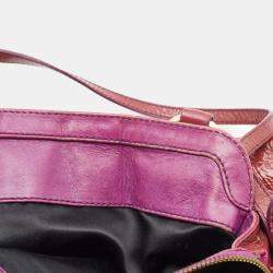 Marc Jacobs Alyona Purple Patent Leather Satchel
