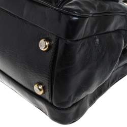 Pre Owned Marc Jacobs Black Leather Blake Satchel