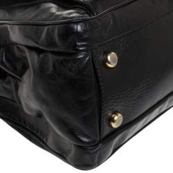 Pre Owned Marc Jacobs Black Leather Blake Satchel