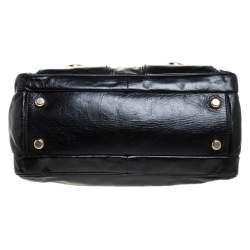Pre Owned Marc Jacobs Black Leather Blake Satchel