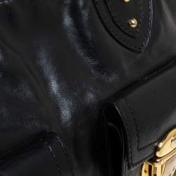 Pre Owned Marc Jacobs Black Leather Blake Satchel