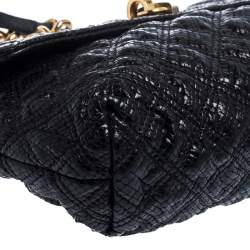Pre Owned Marc Jacobs Black Quilted Leather Shoulder Bag