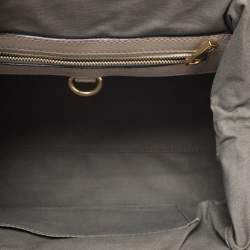 Pre Owned Marc Jacobs Beige Leather Mini Stam Satchel