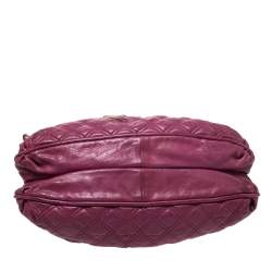 Pre Owned Marc Jacobs Pink Quilted Leather Cecilia Satchel