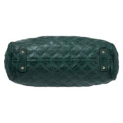 Pre Owned Marc Jacobs Green Quilted Leather Stam Shoulder Bag