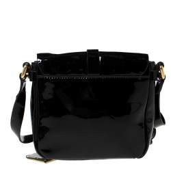 Pre Owned Marc by Marc Jacobs Black Patent Leather Crossbody Bag