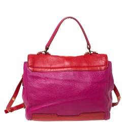 Marc By Marc Jacobs Fuchsia/Red Leather Bob’s Memphis Top Handle Bag
