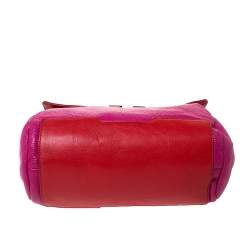 Marc By Marc Jacobs Fuchsia/Red Leather Bob’s Memphis Top Handle Bag