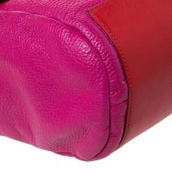 Marc By Marc Jacobs Fuchsia/Red Leather Bob’s Memphis Top Handle Bag