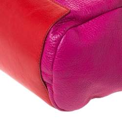 Marc By Marc Jacobs Fuchsia/Red Leather Bob’s Memphis Top Handle Bag