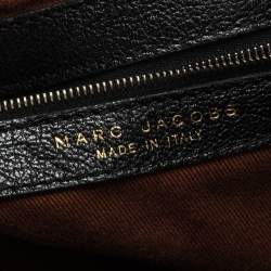 Pre Owned Marc Jacobs Black Quilted Leather Stam Satchel