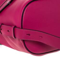 Pre Owned Marc Jacobs Magenta Leather The Sling Convertible Bag