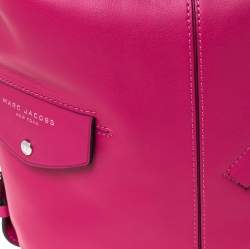 Pre Owned Marc Jacobs Magenta Leather The Sling Convertible Bag