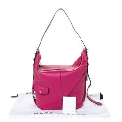 Pre Owned Marc Jacobs Magenta Leather The Sling Convertible Bag