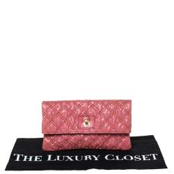 Marc Jacobs Pink Studded Leather Eugenie Clutch