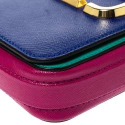 Pre Owned Marc Jacobs Multicolor Leather Hip Shot Convertible Belt Bag 
