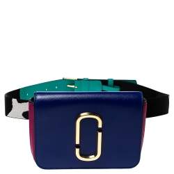 Pre Owned Marc Jacobs Multicolor Leather Hip Shot Convertible Belt Bag 