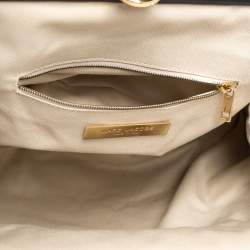 Pre Owned Marc Jacobs Black Quilted Leather Stam Satchel